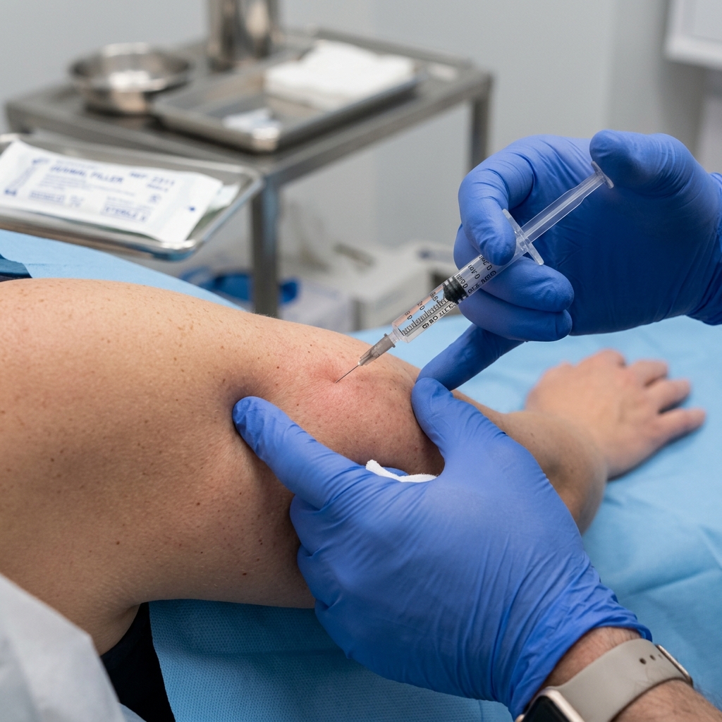 Aplicación de Medicamento Intralesional